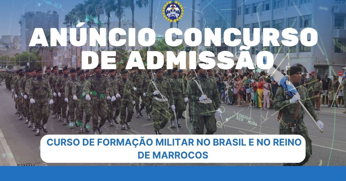 Anúncio: Concursos de admissão a cursos de formação militar no Brasil e no Reino de Marrocos