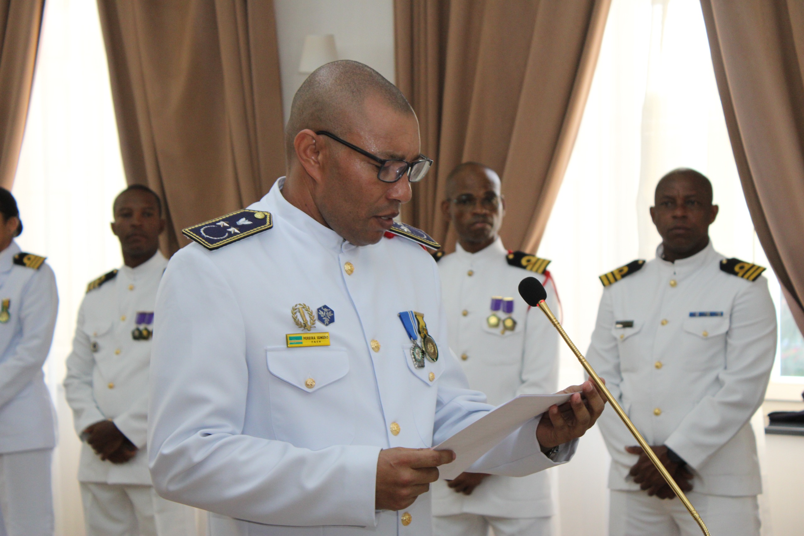 Contra-Almirante Manuel Semedo toma posse como novo CEMFA de Cabo Verde